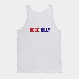 ROCKABILLY-Red White and Blue Tank Top